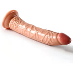 Realistic Dildos Butt Plug Sex Toy - Lifelike Anal Penis With Realistic Bulging Vein - G-Spot Stimulation Dildo With Strong Suction Cup For Men Women Couple Hands-Free Play