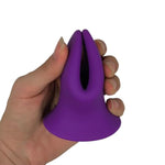Silicone Anal Butt Plugs:Hollow Tunnel Anal Plug Anal Trainer Purple Anal Training Anal Sex Toys For Men Women Couples Soft Anus Dilator Anal Sex Trainer V-Shape Bdsm Toys Anal Toys (M)