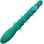 Vibrating Anal Beads Butt Plug,Anal Sex Toys With Adult Toy Prostate Massager,G Spot Vibrator Anal Plug With 10 Vibration Modes,Rechargeable Sex Stimulator For Men Women Couples Pleasure (Green)