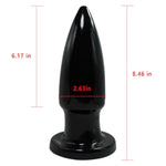 8.46 In Huge Thick Anal Butt Plug Trainer Super Big Butt Plug Anal Sex Toys With Suction Cup Anus Dilator Anal Dildo Anal Toy For Advanced Women Men Large Anal Stretcher (Black)