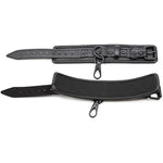 Padded Faux Leather Sex Cuffs, Bdsm Kits Bondage Restraints Toys Bondage Handcuffs Ankle Cuffs For Sex Games (Handcuffs, Black-3)