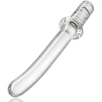 Crystal Glass Dildo Masturbation Wand, Vaginal Masturbation Massager Anal Butt Plug Pleasure Stick Anus Stimulation Sex Slave Sex Toy For Men Women And Couple (M)