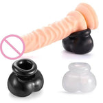 Bull Bag Ball Stretcher Snug,Scrotum Silicone Ballstretcher Ballsack,Testicle Bondage,Sex Toys for Men / (Black)