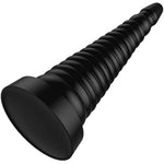 Silicone Anal Butt Plugs,Conical Prostate Massage Sex Toys With Suction For Men,Black