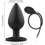 Silicone Butt Plugs For Prostate Massage Inflatable Analplugs With Pumps G-Spot Stimulation Anal Toys For Couples Analexpansion Training