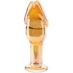 The Tip Glass Butt Plug With Lube 1Oz | Glass Sex Toys | Butt Plugs | Anal Plugs | Prostate Massage