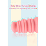 Macaron Tower Anal Plug, G-Spot Anal Plug Liquid Silicone Butt Plug Anal Sex Toys With Strong Suction Base Orgasm Masturbator For Men Women Couples (Coral Pink) (L)