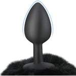 3Pcs Butt Plug Expanding Anal Training Set- Silicone Butt Plug Artificial Rabbit'S Fur Tail Anal Sex Toys Cosplay For Women Men Couple Stimulation Butt Toys