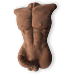 Solid Sex Dolls Realistic Human Torso Masturbation Dildo Love Dolls Women For Men (Brown Sex Doll, Silicone)