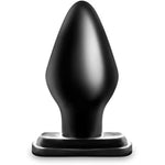 Sex Toys - Anal Adventures Butt Plug - Xxl 6 Inch Long - Tapered For Easy Insertion - 3" Thick At Widest Point - Comfortable Stayput Design Stays Inserted - Women Men & Couples - Black