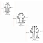 Hollow Anal Plug Set, 3 Pack Of Stainless Steel Hollow Tunnel Butt Plug Speculum Spreader Metal Fetish Plug Adult Sex Toy For Men, Women, Couple Lovers