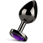 Anal Plug 3Pcs Sex Toys Anal Training Set Metal Butt Plug Adult Trainer Kit Toy With Crystal Diamond S&M Adult Gay Anal Plugs Toy For Beginners Couples Women Men Unisex(Purple)