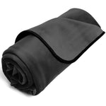 Liberator Decor Fascinator Throw - Moisture Proof Sensual Blanket, Black Microvelvet , 72x54 Inch (Pack of 1)