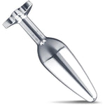 Small Anal Plug Beginner Width Flowers Purple Jeweled Butt Plug, Graduated Anus Beaded Training Adult Sex Toy For Women Men And Couples (108Mm)