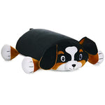 Bernie The Bernese Dog Memory Foam Pillow Plush With Kid'S Diary That Stores In Belly Pocket, 15” Stuffed Animal, 6" Journal