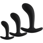 3 Pcs Anal Plugs Training Set For Comfortable Long-Term Wear, Silicone Butt Plug Trainer Kit, Prostate G-Spot Anal Sex Toys For Men Women Beginners Advanced Users