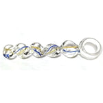 Spiral Stripe Masturbation Penis Safe And Odor-Free Long-Term Wear Backyard Women'S Double Glass Rod Toy For Men And Women