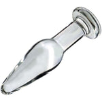 3Pcs Conical Glass Anal Plug - Transparent Butt Plug, Glass Anal Trainer Massage Butt Plug G-Spot Stimulator Prostate Massage Vaginal Masturbation For Women Men Couples Lover