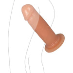 1.77" Diameter Thick Realistic Dildo Sex Toys Big Realistic Penis Anal Dildo With Strong Suction Cup Flexible Dildos Anal Sex Toys For Women Men Couple Soft Penis Anal Toys (Skin Color)