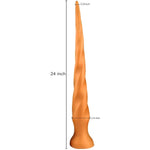 Ultra Big Long Butt Plug Liquid Silicone Soft Anal Plugs Prostate Massage Stimulation Adult Sex Toys For Men Women (Extra Large Size)