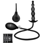 New Silicone Inflatable Anal Plug With Central Axis Body Safe Silicone Anal Airbag Pump With Quick Release Valve, Suitable For Men, Women And Beginner To Advanced
