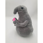Hot 1Pc 20Cm Waiting Zhdun Holding Love In Hand Meme Tubby Gray Blob Zhdun Plush Doll Toy Stuffed Animal Dolls Creative Nice