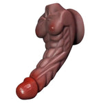 Realistic Dildos For Female Silicone Anal Dildo With Torso Texture Thick Male Masturbator Prostate Massager For Adult Sex Toys (Brown,L)