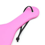 Veneun Round Sexual Spanking Paddle For Bdsm, Pink Faux Leather Sex Paddles For Adult Spanking Set