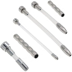 6Pcs Silicone Stainless Steel Hollow Penis Plug Urethral Catheter Plug Flat Chastity Lock Accessories Male Adult Sex Products Anal Plug Anal Smooth Urethral For Men