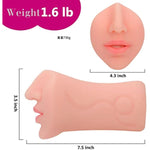 Male Masturbator Deep Throat Blowjob Pocket Stroker Lifelike Real Mouth With Tongue And Teeth And Oral Sleeve Adult Sex Toys For Man Masturbation Flesh