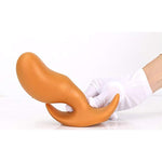 Super Soft Anal Plug, Flexible Liquid Silicone Butt Plug Prostate Massage G-Spot Dildo Anal Trainer Kit For Beginner Advanced Players (L)