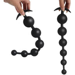 Silicone Multi-Level Pull Bead Anal Plug Anchor Handle Anal Plug Massager