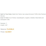 Sex/Adult Toys Ripple Butt Plug Beads - 100% Ultra-Premium Flexible Silicone Glossy Prostate Massager, Anal Stimulation, Pleasure For Men, Women, Couples - Onyx, Small