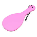 Veneun Round Sexual Spanking Paddle For Bdsm, Pink Faux Leather Sex Paddles For Adult Spanking Set