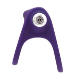 Hard Vibrator, Rechargeable Vibrating Couples Double C-Ring, Clitoral Stimulation, 10 Vibration Mode Adult Sex Toy (Purple)