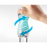 TENGA Spinner Cup Men Masturbator, Reusable Spiral Motion, SPN-00 Tetra