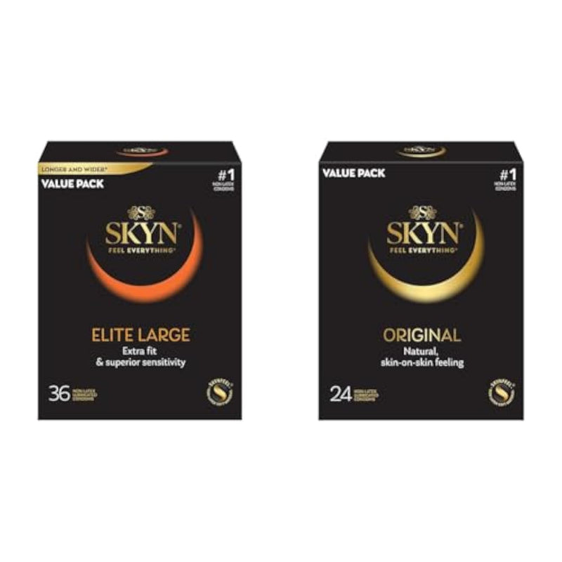 Elite Large 36 Count And Original 24 Count Condoms Bundle