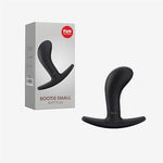 Adult Toys | Bootie Butt Plug Sex Toy | Curved Anal Plug Adult Toy | Sex Toys For Women, Men, & Couples (Small Black)