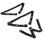 Chastity Belt Combo (3 & 1-Way Black) For Chastity Cage Support