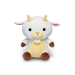 Billy Goat Stuffed Animal - 10 Inches Stuffed Farm Animal Plush - Plushy And Squishy Drawf Mountain Pygmy- Cute Plushie Toy For Baby Boys And Girls