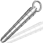 Urethral Sounds – 3.54-Inch-Long Stainless-Steel Cone Shaped Penis Plug Urethral Dilator With Safe Ring - Masturbation Rod For Men (L: 0.35-0.62 Inch)