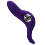 Deep Purple Vibrating Couples Ring with 10 Modes and 7 Intensity Levels