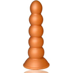 5 Sizes Anal Beads Butt Plug G-Spot Dildo Soft Prostate Massager Vaginal Stimulation Strong Suction Cup Liquid Silicone Anal Stretcher Adult Sex Toys (Xl)