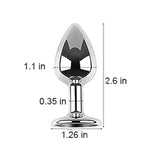 Stainless Steel Anal Plug with Rabbit Bunny Tail for Cosplay and Role-Playing