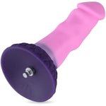 8.36" Smooth Silicone Dildo With Kliclok System, 6.3" Insert-Able Length Dong - Fireflow, M Size, Fantasy Series (Pink)