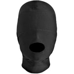 Disguise Open Mouth Hood With Padded Blindfold, Black, 1 Count