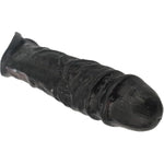 Threaded Mace Condoms Male Condom Adult Lock Fine Ring Extended Sleeve Black