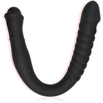 16.5" Double-Ended Dildo Massage Wand, Silicone Butt Plug Penis Design Pleasure Wand G-Spot & Anal Stimulator Adult Sex Toy For Men'S Women And Couple