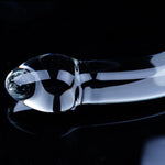 7.9 Inch Double-Ended Realistic G-Spot Dildo, Clear Glass Double-Sided Penis, Crystal Double-Headed Dildo Stick,Prostate Massager Anal Plug Toy,Adult Sex Masturbation Toys For Men Women Lesbians