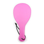 Veneun Round Sexual Spanking Paddle For Bdsm, Pink Faux Leather Sex Paddles For Adult Spanking Set